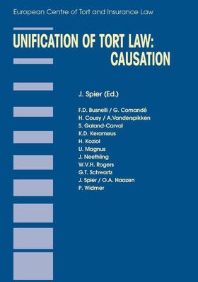 Spier |  Unification of Tort Law: Causation | Buch |  Sack Fachmedien