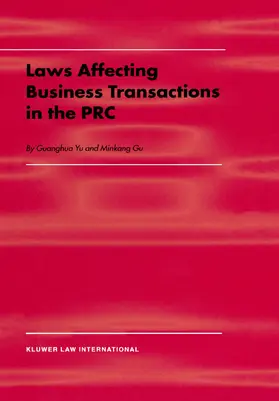 Yhu |  Laws Affecting Business Transactions in the PRC | Buch |  Sack Fachmedien