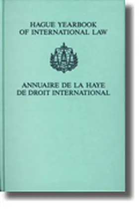 Kiss / Lammers |  Hague Yearbook of International Law / Annuaire de la Haye de Droit International, Vol. 13 (2000) | Buch |  Sack Fachmedien