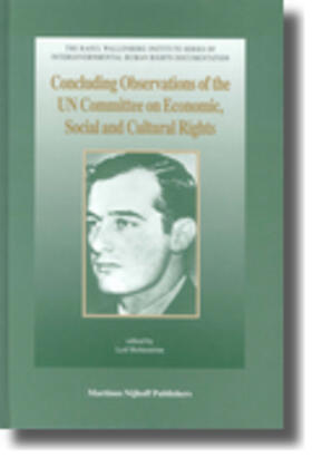 Holmström |  Concluding Observations of the Un Committee on Economic, Social and Cultural Rights | Buch |  Sack Fachmedien