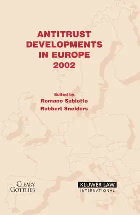 Subiotto | Antitrust Developments in Europe | Buch | 978-90-411-2201-8 | sack.de