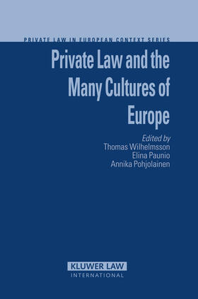 Wilhelmsson / Paunio |  Private Law and the Many Cultures of Europe | Buch |  Sack Fachmedien