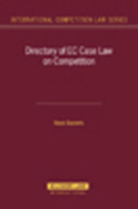 Barents | Directory on EC Case Law on Competition | Buch | 978-90-411-2656-6 | sack.de