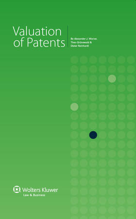 Wurzer / Reinhardt / Grünewald |  Valuation of Patents | Buch |  Sack Fachmedien
