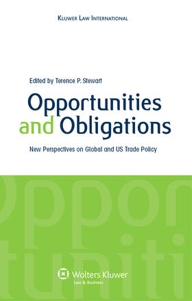 Stewart |  Opportunities and Obligations: New Perspectives on Global and Us Trade Policy | Buch |  Sack Fachmedien