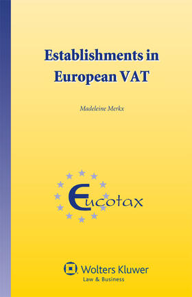 Merkx |  Establishments in European Vat | Buch |  Sack Fachmedien