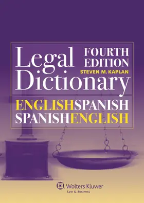 Kaplan |  English-Spanish and Spanish/English Legal Dictionary | Buch |  Sack Fachmedien