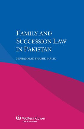 Shahid Malik |  Family and Succession Law in Pakistan | Buch |  Sack Fachmedien
