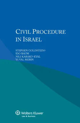 Goldstein / Baum / Karako-Eyal |  Civil Procedure in Israel | Buch |  Sack Fachmedien