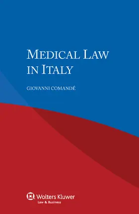 Comandé |  Medical Law in Italy | Buch |  Sack Fachmedien