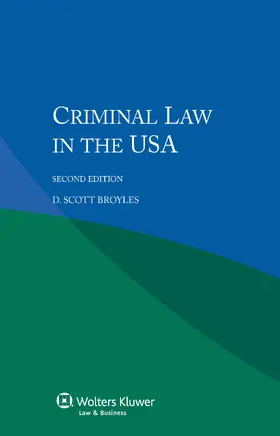 Broyles |  Criminal Law in the USA | Buch |  Sack Fachmedien