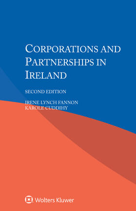 Fannon / Cuddihy |  Corporations and Partnerships in Ireland | Buch |  Sack Fachmedien