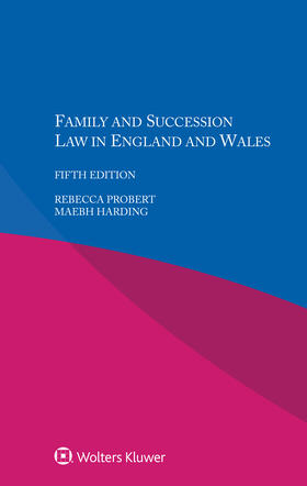 Probert / Harding |  Family and Succession Law in England and Wales | Buch |  Sack Fachmedien
