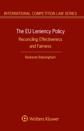 Balasingham | The EU Leniency Policy | Buch | 978-90-411-8479-5 | sack.de