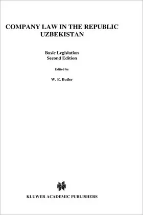 Butler / Uzbekistan Government Staff |  Company Law in the Republic of Uzbekistan | Buch |  Sack Fachmedien