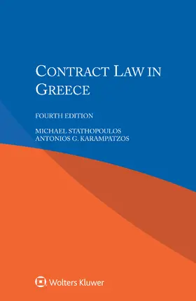 Stathopoulos |  Contract Law in Greece | Buch |  Sack Fachmedien