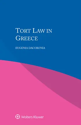 Dacoronia |  Tort Law in Greece | Buch |  Sack Fachmedien