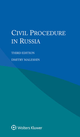 Maleshin |  Civil Procedure in Russia | Buch |  Sack Fachmedien