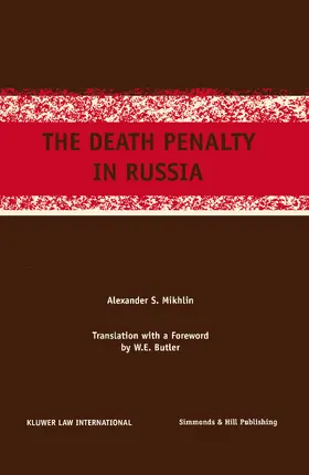 Mikhlin |  The Death Penalty in Russia | Buch |  Sack Fachmedien