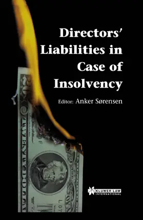 Sorenson |  Directors Liability in Case of Insolvency | Buch |  Sack Fachmedien