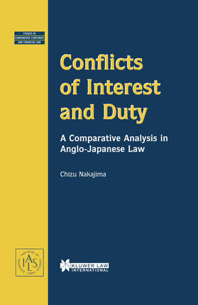 Nakajima |  Conflicts of Interest and Duty, a Comparative Analysis in Anglo-J | Buch |  Sack Fachmedien