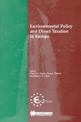 Essers / Flutsch / Utee |  Environmental Policy and Direct Taxation in Europe | Buch |  Sack Fachmedien