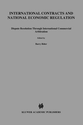 Bagheri |  International Contracts and National Economic Regulation: Dispute Resolution Through International Commercial Arbitration | Buch |  Sack Fachmedien