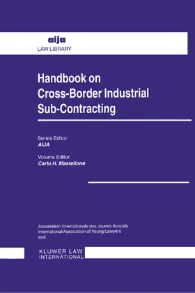 Mastellone |  Handbook on Cross-Border Industrial Sub-Contracting | Buch |  Sack Fachmedien