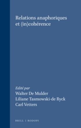  Relations anaphoriques et (in)cohérence | Buch |  Sack Fachmedien