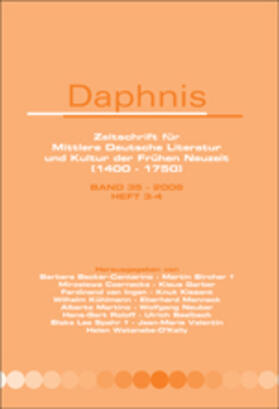 Becker-Cantarino |  Daphnis. | Buch |  Sack Fachmedien