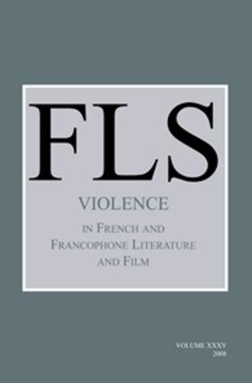  VIOLENCE IN FRENCH & FRANCOPHO | Buch |  Sack Fachmedien