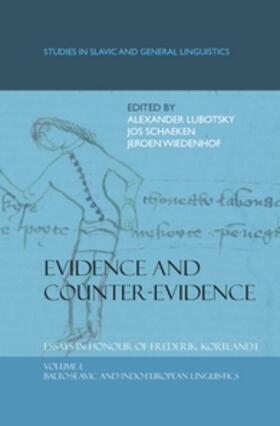  Evidence and Counter-Evidence: Essays in Honour of Frederik Kortlandt, Volume 1 | Buch |  Sack Fachmedien