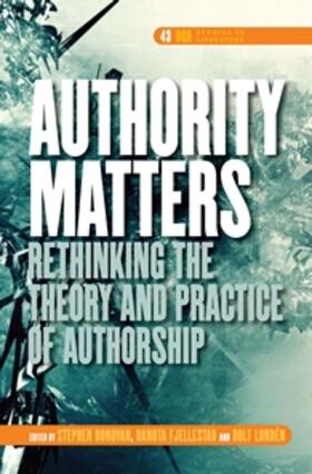  AUTHORITY MATTERS | Buch |  Sack Fachmedien