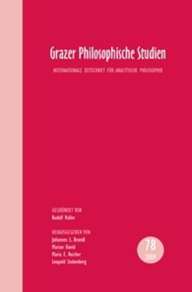 Grazer Philosophische Studien. Band 78 | Buch | 978-90-420-2604-9 | sack.de