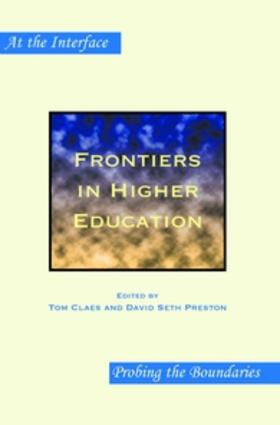 FRONTIERS IN HIGHER EDUCATION | Buch | 978-90-420-3096-1 | sack.de