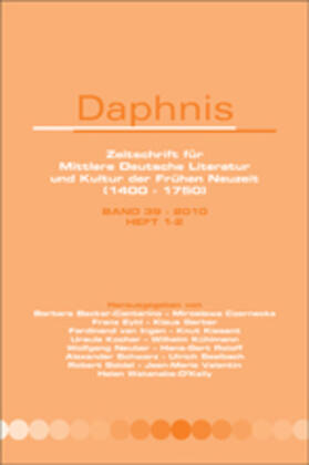 Becker-Cantarino | Daphnis | Buch | 978-90-420-3402-0 | sack.de