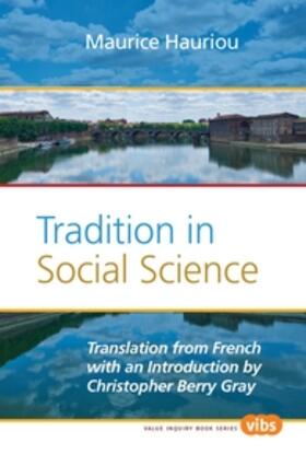 Hauriou |  Tradition in Social Science | Buch |  Sack Fachmedien