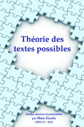  FRE-THEORIE DES TEXTES POSSIBL | Buch |  Sack Fachmedien