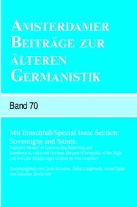 Amsterdamer Beiträge zur älteren Germanistik, Band 70 (2013) | Buch | 978-90-420-3652-9 | sack.de