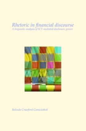  RHETORIC IN FINANCIAL DISCOURS | Buch |  Sack Fachmedien