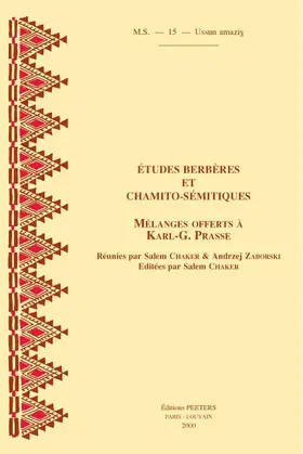 Chaker / Zaborski |  Etudes Berberes Et Chamito-Semitiques: Melanges Offerts A Karl-G. Prasse | Buch |  Sack Fachmedien