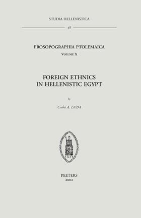 La'da |  Prosopographia Ptolemaica. Tome X: Foreign Ethnics in Hellenistic Egypt | Buch |  Sack Fachmedien