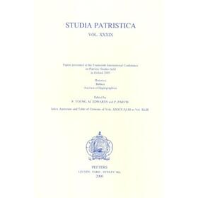  Studia Patristica. Vol. XXXIX - Historica, Biblica, Ascetica et Hagiographica | Buch |  Sack Fachmedien