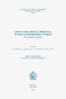 Boeve / Geldhof / Knieps-Port Le Roi |  God's Sacramental Presence in the Contemporary World: Fs Lambert Leijssen | Buch |  Sack Fachmedien