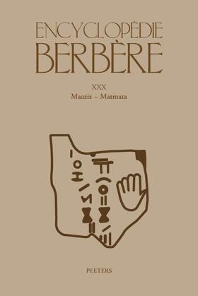  Encyclopedie Berbere XXX: Maaziz-Matmata | Buch |  Sack Fachmedien