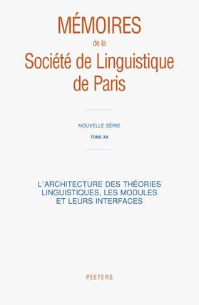  L'Architecture Des Theories Linguistiques, Les Modules Et Leurs Interfaces | Buch |  Sack Fachmedien