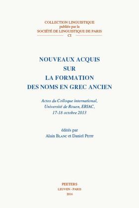 Blanc / Petit |  FRE-NOUVEAUX ACQUIS SUR LA FOR | Buch |  Sack Fachmedien