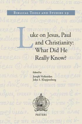 Kloppenborg / Verheyden |  LUKE ON JESUS PAUL & CHRISTIAN | Buch |  Sack Fachmedien