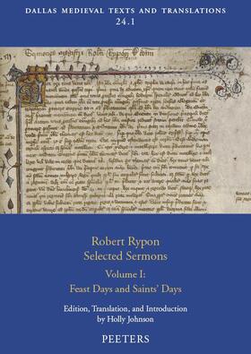  Robert Rypon, Selected Sermons. Volume 1 | Buch |  Sack Fachmedien
