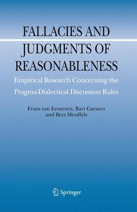 van Eemeren / Garssen / Meuffels |  Fallacies and Judgments of Reasonableness | Buch |  Sack Fachmedien